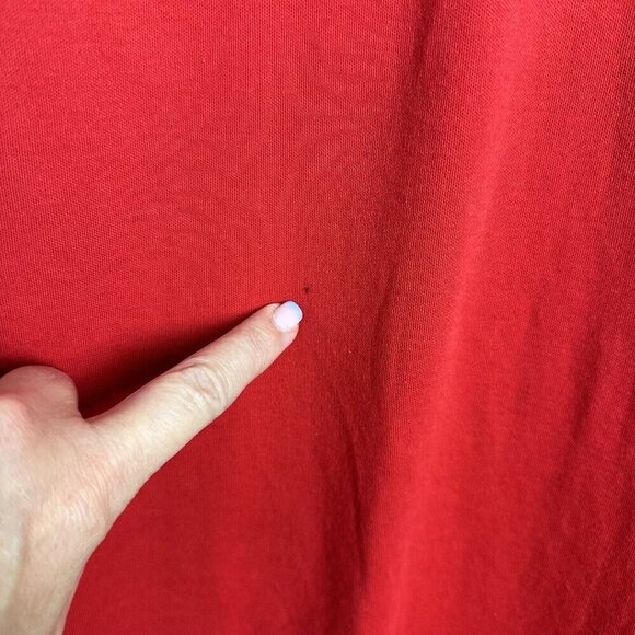 Carolina Colours Plus 16W Stretch Jersey Short Sleeve V- Neck Maxi T Shirt Dress - Picture 5 of 8